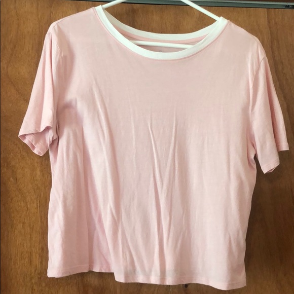 Baby Pink Crop Crewneck - Picture 1 of 2
